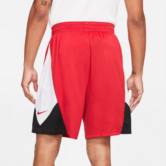 Nike Mens Dri-FIT Rival 9'' Basketball Shorts CV1923-657 Red/Black/White Size XL - Picture 1 of 6